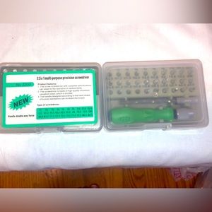32 in 1 mini screwdriver set for men & women.